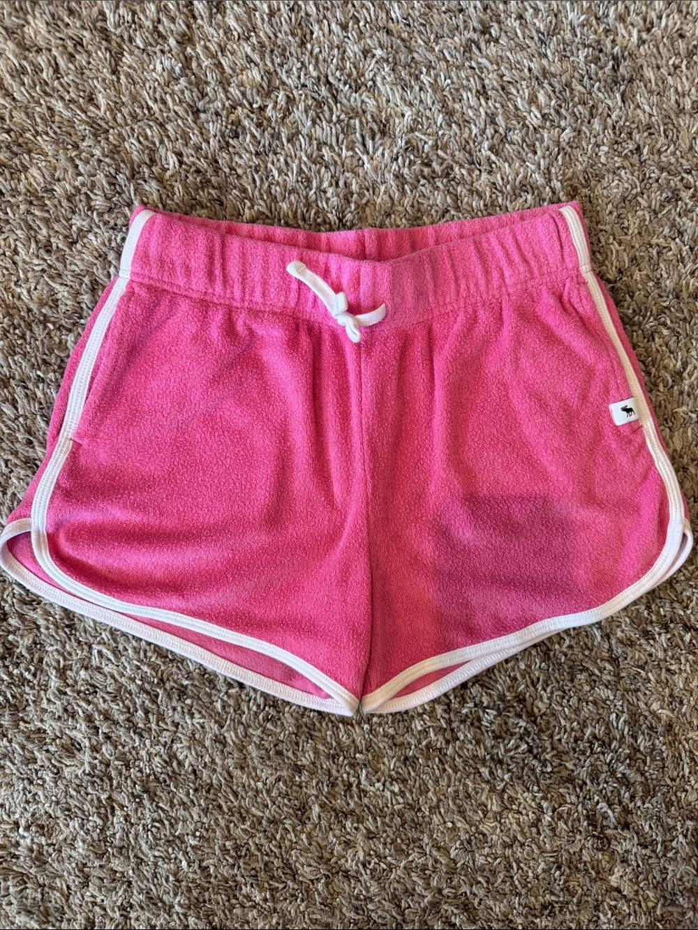 Abercrombie Kids Terry Cloth Pink Shorts